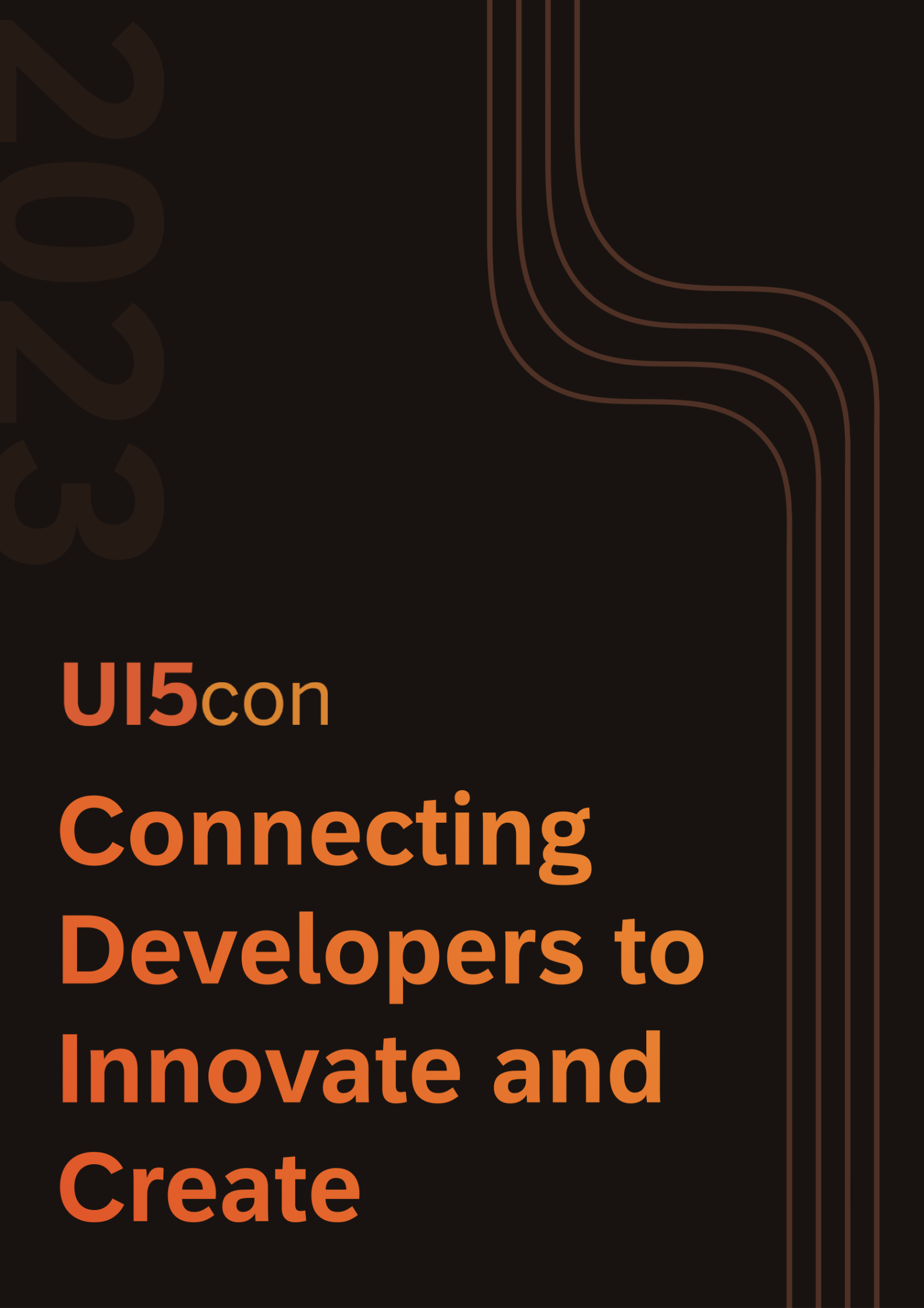 A poster with the UI5con 2023 Slogan
