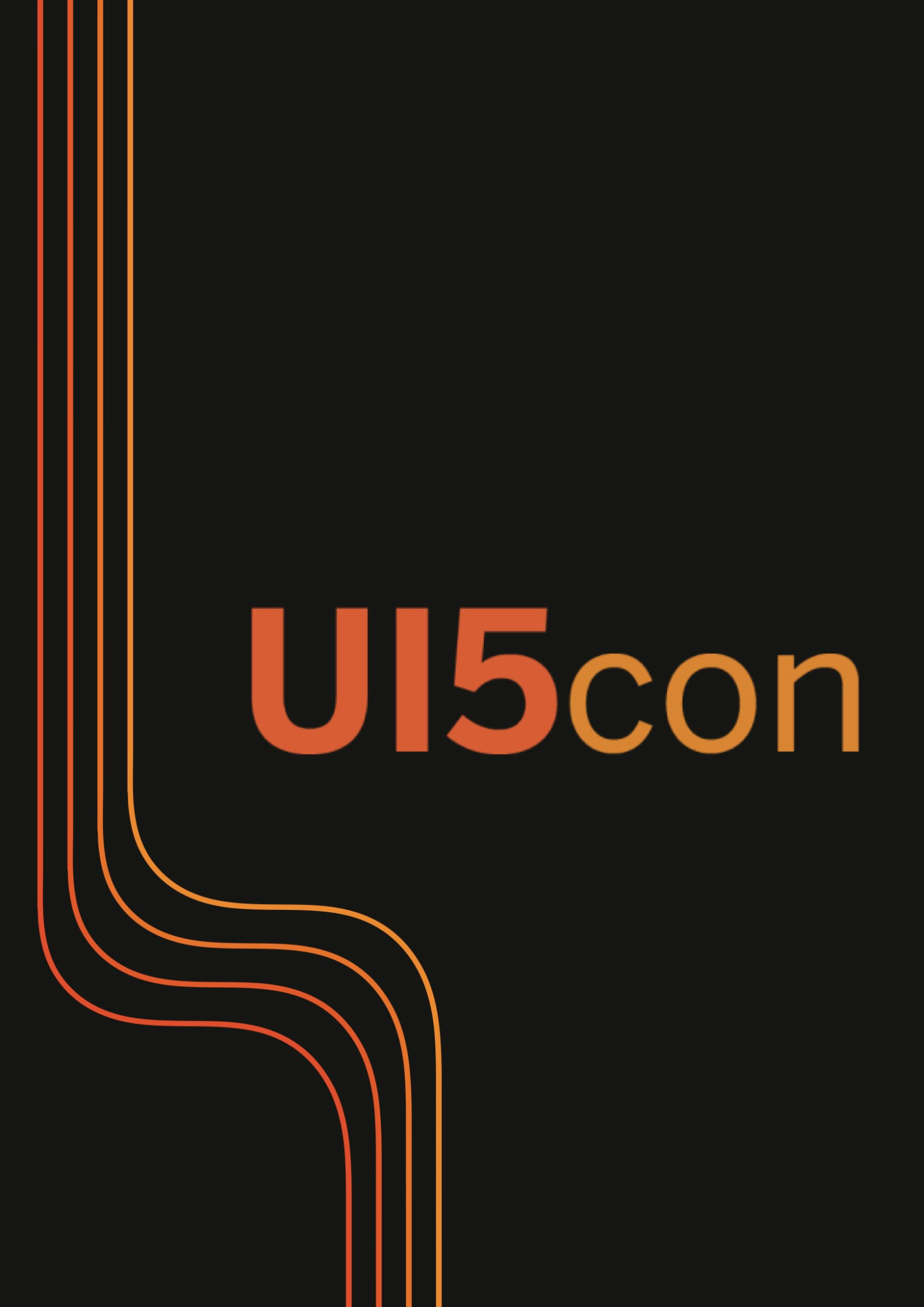 A poster with UI5con that could be used for multiple years